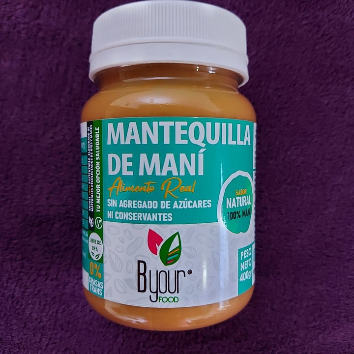 photo of Byourfood Mantequilla de maní shared by @veganbandit on  21 Jul 2021 - review