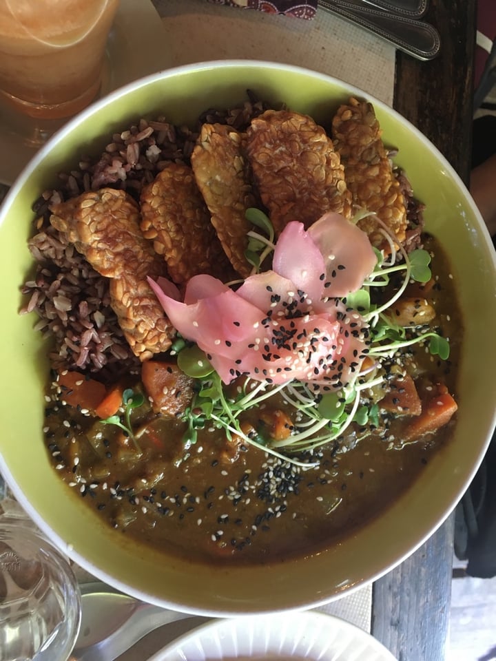 photo of Earth Tone vegetarian cafe and health shop Japanese curry shared by @gillhibbitt on  30 Jan 2020 - review