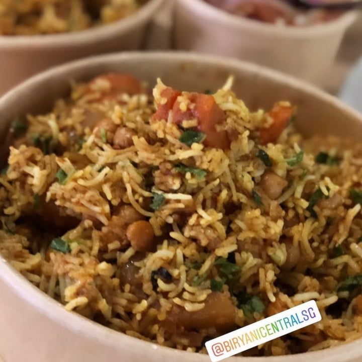 photo of Biryani Central - Islandwide Delivery & Pickup Vegelicious Vegan Biryani shared by @biryanicentralsg on  25 Feb 2021 - review