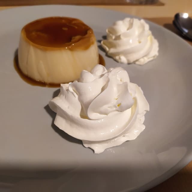 Foto do prato “Flan de coco”