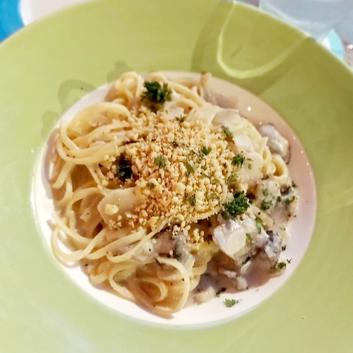 review photo of CLOSED - Privé Tiong Bahru Linguine Mushroom ‘Carbonara’ shared by @lkmetta on 27 Sep 2020 - review