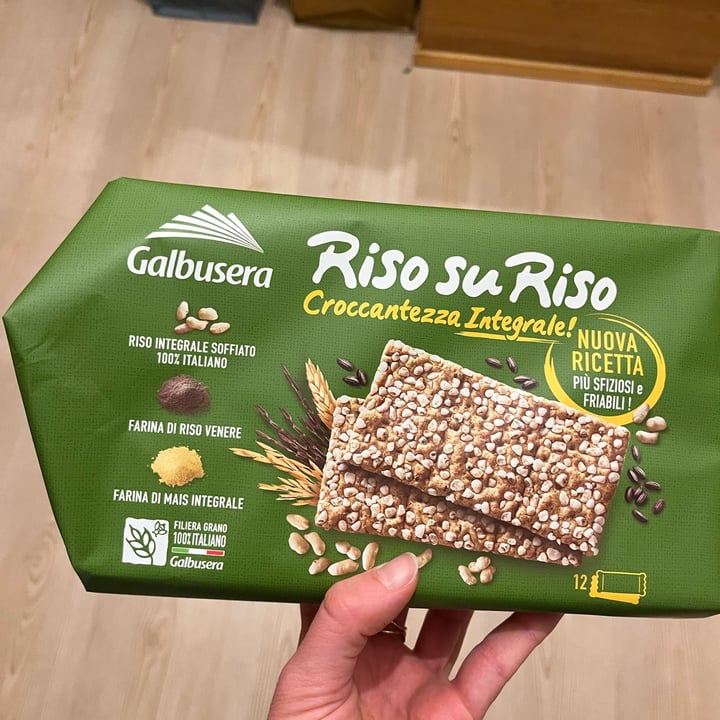 photo of Galbusera Crackers Riso su Riso croccantezza integrale shared by @danielaaaaa on  25 Mar 2022 - review