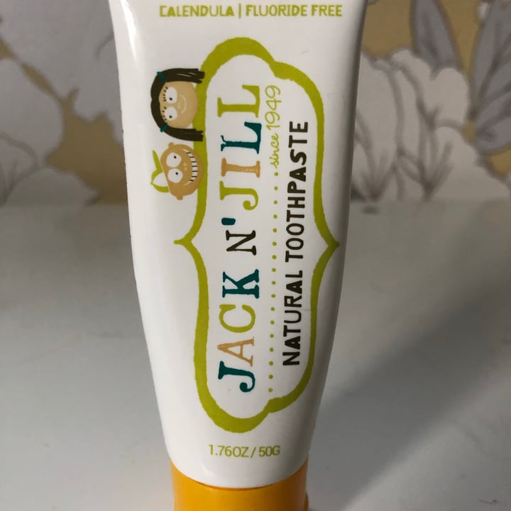 photo of Jack n’ Jill Banana Natural Calendula Toothpaste shared by @cloudnineberry on  15 Nov 2020 - review