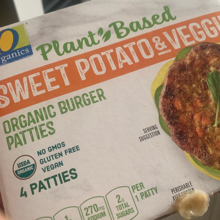 photo of O Organics Sweet Potato & Veggie Burger Patties shared by @fractor on  11 Jun 2022 - review