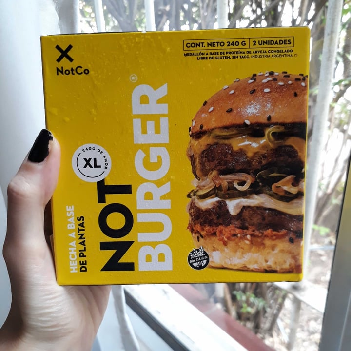 photo of NotCo Not Burger XL shared by @juliatallac on  06 Jan 2021 - review