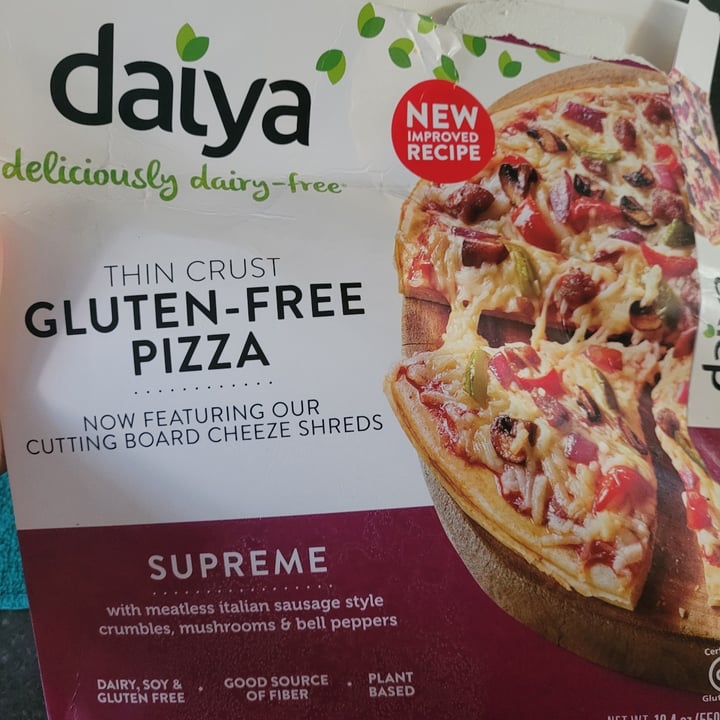 photo of Daiya Daiya gluten free pizza shared by @binagee on  08 Sep 2021 - review