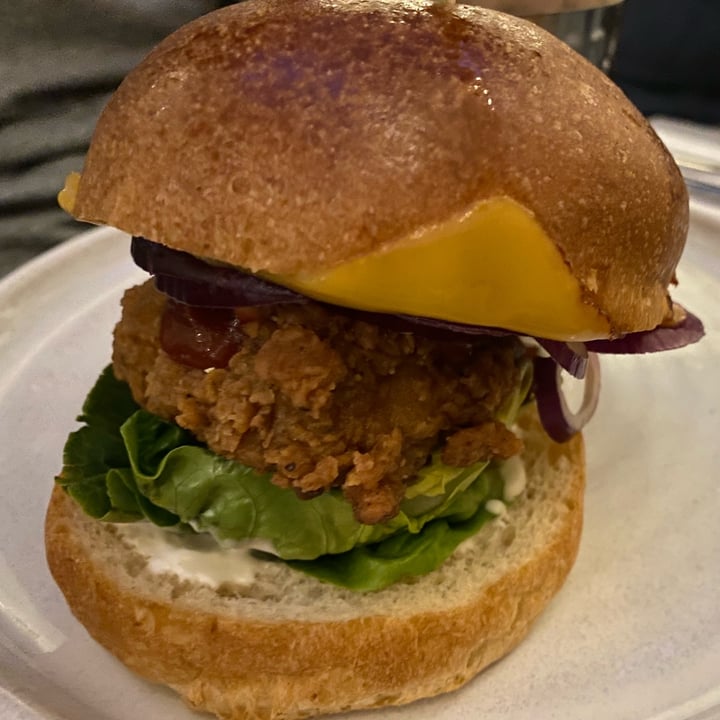photo of Mildreds Restaurant Buttermilk Chick’n Burger shared by @faithveg on  10 May 2022 - review