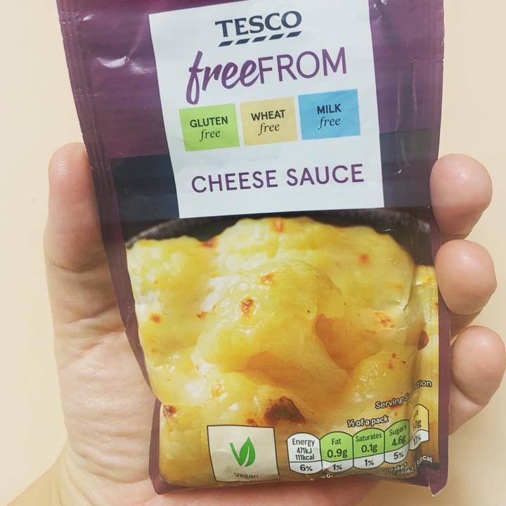 photo of Tesco Free From cheese sauce shared by @barefootserene on  29 Nov 2021 - review