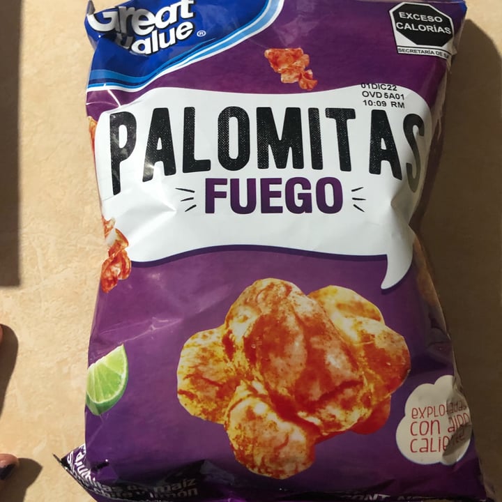 photo of Great Value  Palomitas sabor Fuego shared by @ojosdecempasuchil on  11 Aug 2022 - review