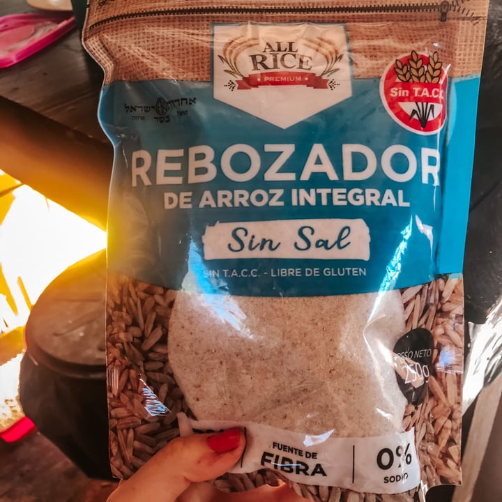 photo of All Rice Rebozador De Arroz Integral shared by @sabrinasilvero on  31 Dec 2020 - review