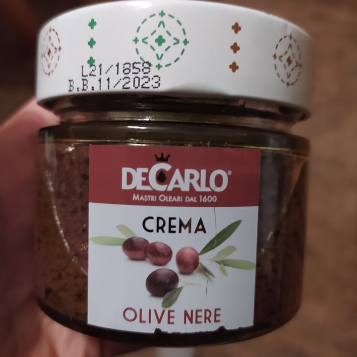 photo of DeCarlo Crema di olive nere shared by @erika90 on  19 Mar 2022 - review