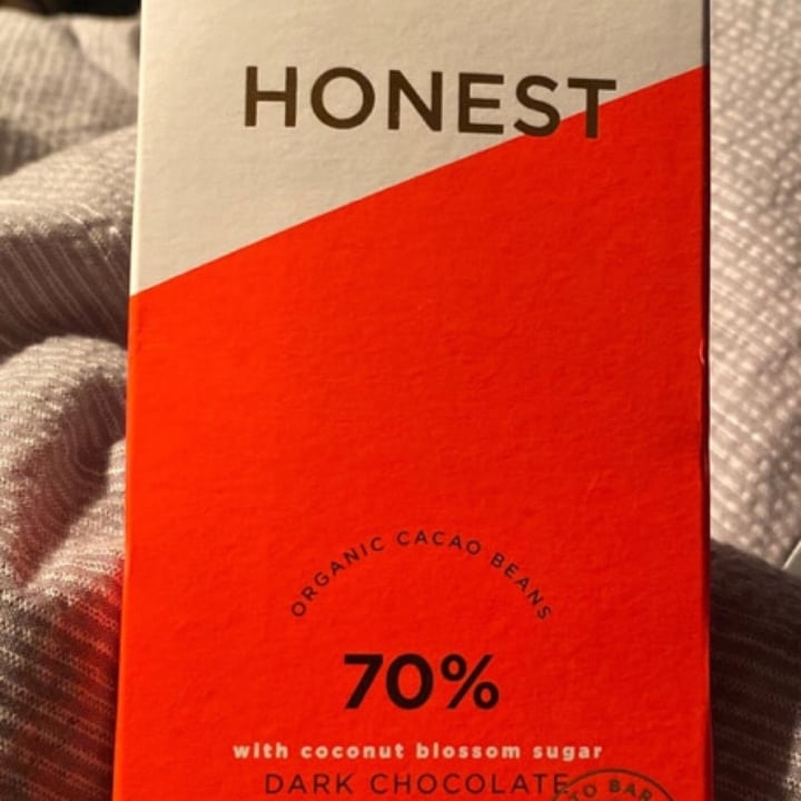 photo of Honest Chocolate 70% Dark Chocolate With Coconut Sugar shared by @torirose on  11 Nov 2020 - review