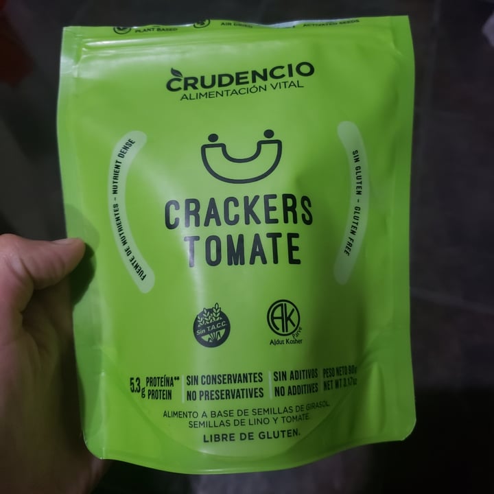 photo of Crudencio Crackers De Tomate shared by @yukiita on  15 Oct 2021 - review