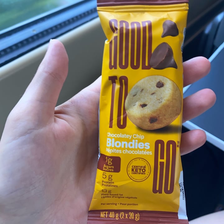 photo of Good To Go Choclatey Chip Blondies shared by @omatkowska on  17 Jul 2022 - review