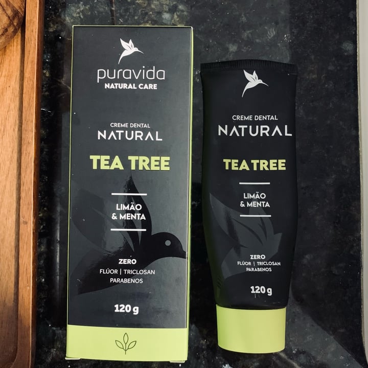 photo of Puravida Creme dental Natural Tea Tree shared by @nathaliadoli on  02 Apr 2022 - review