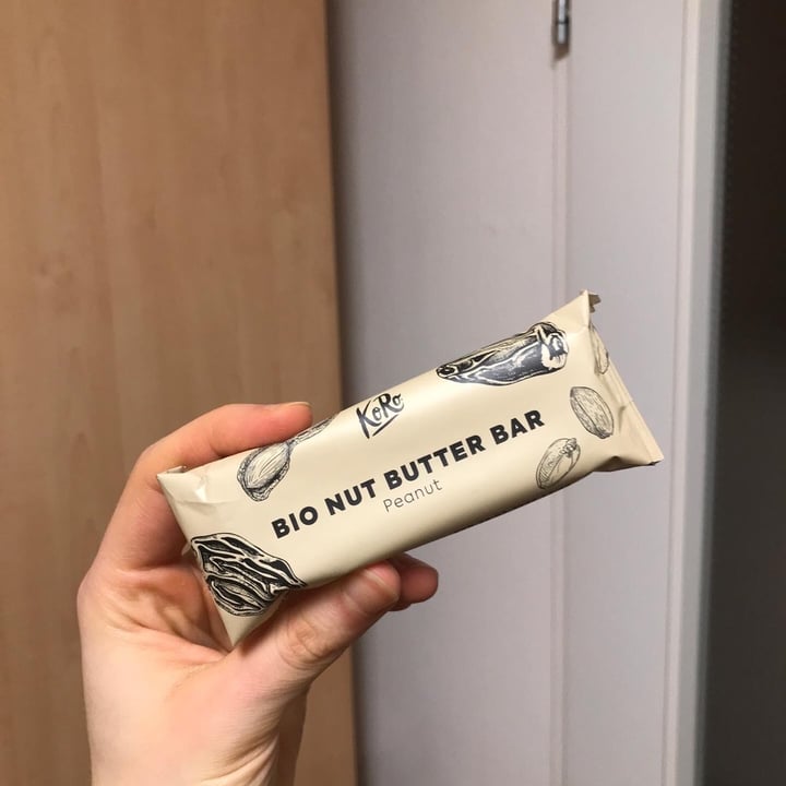 photo of Koro Bio Nut Butter Bar Peanut shared by @addictedtopeas on  10 Apr 2022 - review