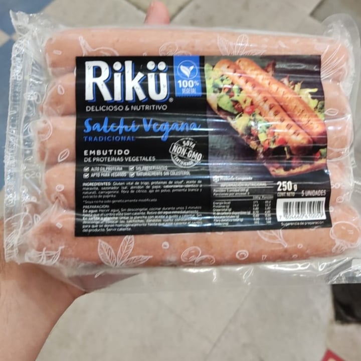 review photo of Rikü Salchichas veganas shared by @valentinapia on 10 Jan 2022 - review