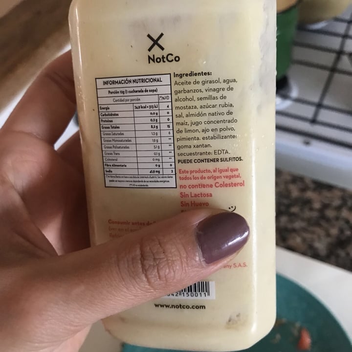 review photo of NotCo Not Mayo Original shared by @holga on 28 Aug 2019 - review