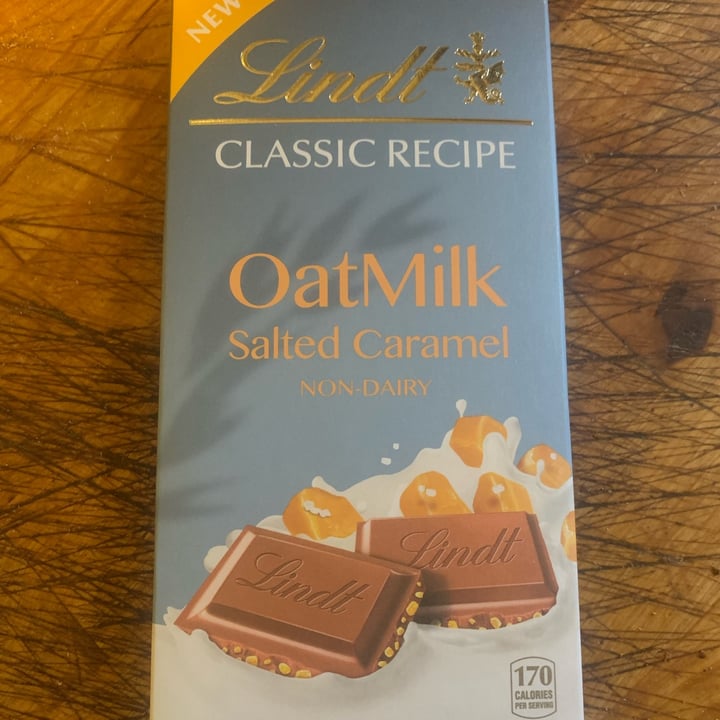 photo of Lindt Vegan Salted Caramel Oat Based Chocolate shared by @vaishnavrao on  07 Dec 2022 - review