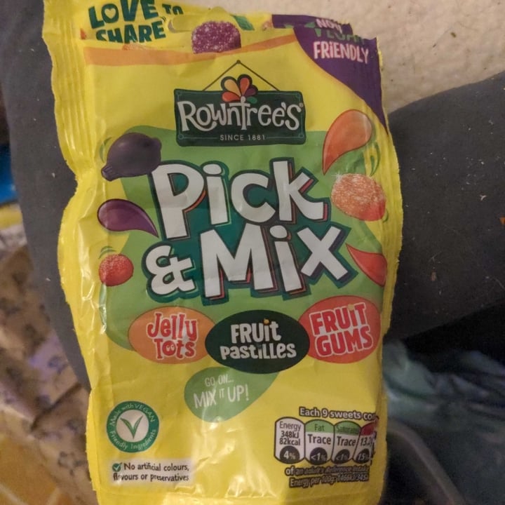 photo of Rowntree's Pick & mix shared by @veganwitch50 on  20 Mar 2022 - review