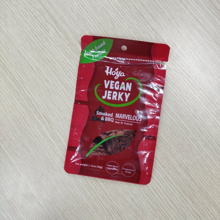 photo of Hoya Vegan Jerky - Smoked & BBQ shared by @hownowbrownkow on  09 Oct 2020 - review