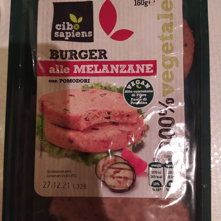 photo of Cibo Sapiens burger alle melanzane shared by @yzzyssa on  15 Dec 2021 - review