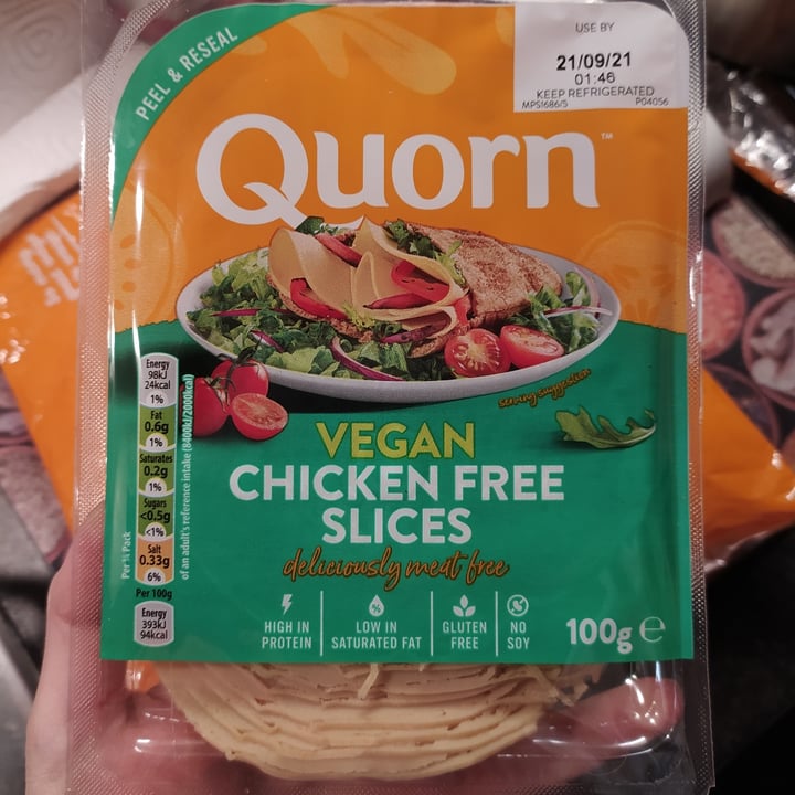 photo of Quorn Chicken Free Slices shared by @potplant on  20 Aug 2021 - review