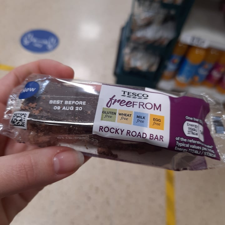 photo of Tesco Free From Rocky Road Bar shared by @wildfl0wer on  15 Jul 2020 - review