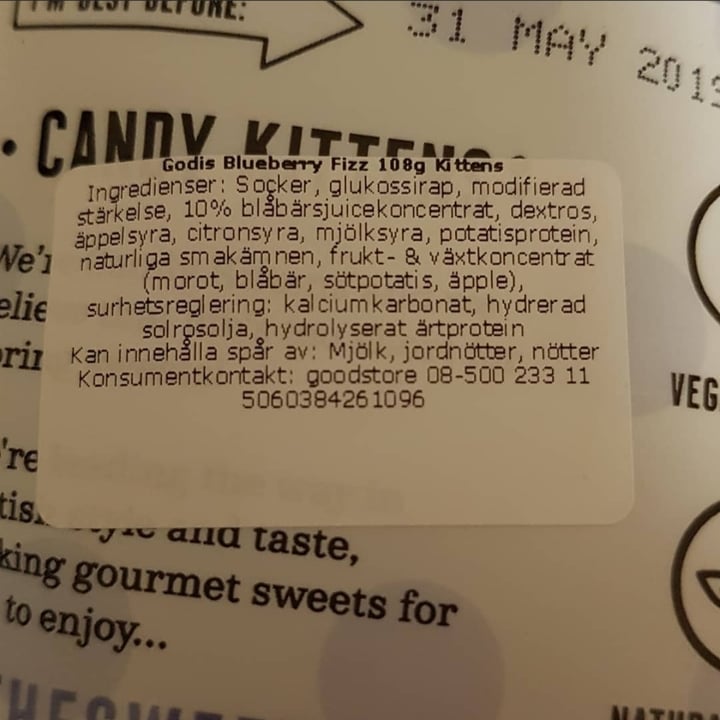 photo of Candy kittens Candy kittens (all flavours) shared by @enkelvegan on  05 Feb 2021 - review