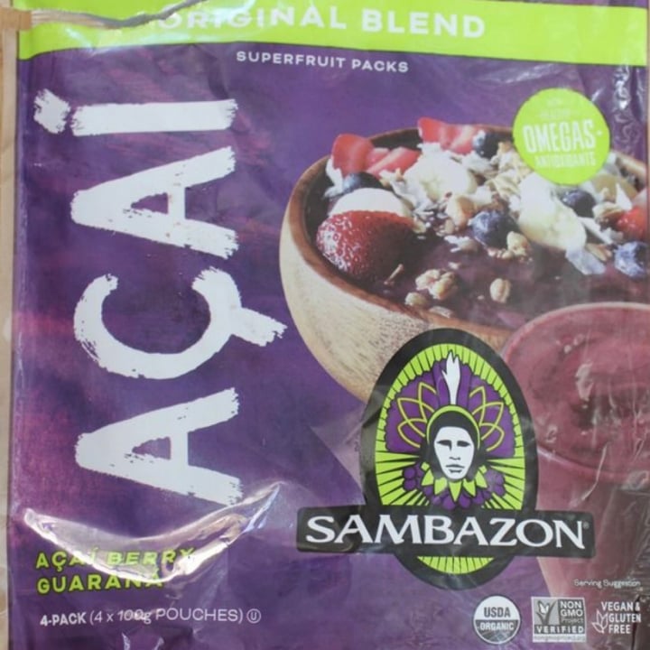 photo of Sambazon Açaí Superfruit Packs Pure Unsweetened shared by @jimin on  31 May 2020 - review