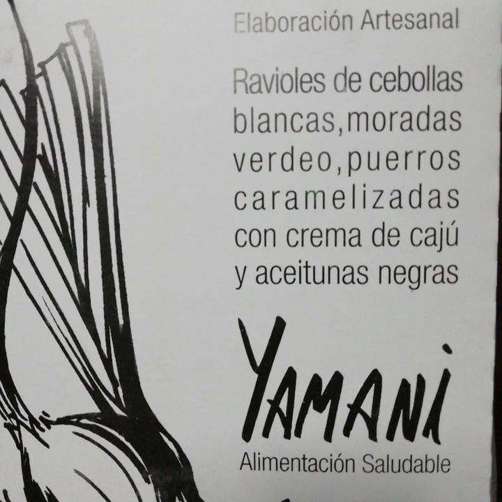 review photo of Yamani Alimentos Ravioles de Cebollas Blancas, Moradas, Verdeo, Puerros, Caramelizadas con Crema de Cajú y Aceitunas Negras shared by @defrentealmar on 10 Aug 2020 - review