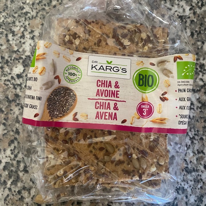 photo of Dr. Karg's Chia e avena shared by @cookie89 on  21 Jul 2021 - review
