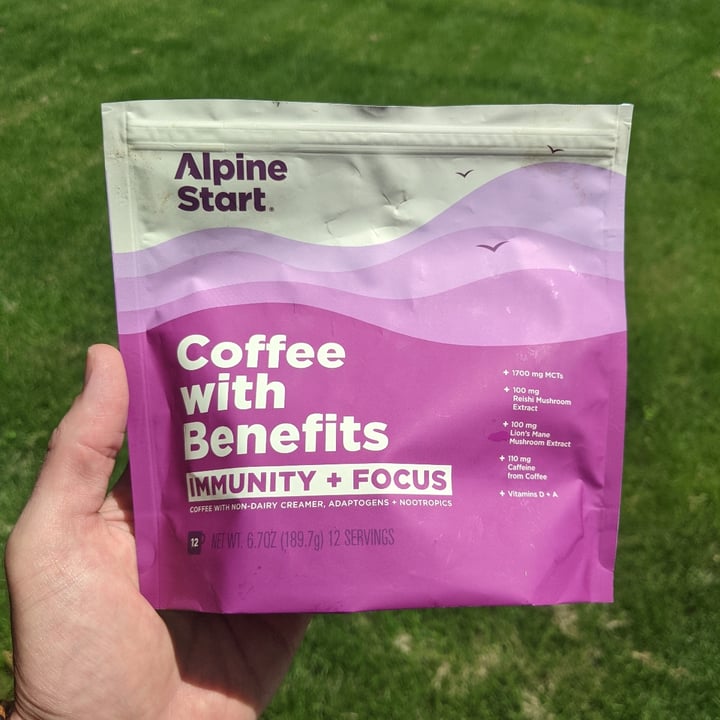 photo of Alpine Start Coffee with Benefits: Immunity+Focus shared by @mikewestcott on  04 Jun 2021 - review
