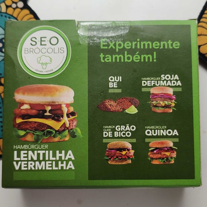 review photo of Seo Brócolis Hambúrguer Lentilha Vermelha shared by @rodrigodorado on 22 Apr 2022 - review