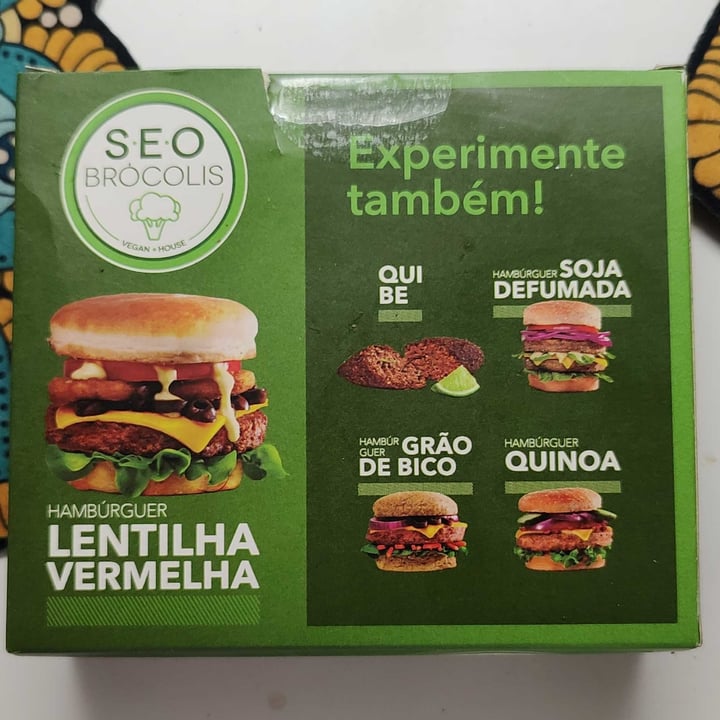 photo of Seo Brócolis Hambúrguer Lentilha Vermelha shared by @rodrigodorado on  22 Apr 2022 - review