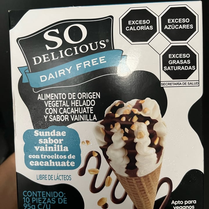 photo of So Delicious Dairy Free Vanilla Peanut Sundae Wondermilk Frozen Dessert shared by @maryelrojas on  26 Sep 2022 - review