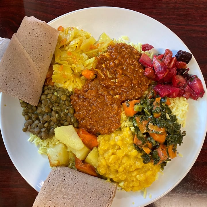 photo of Nile Ethiopian Restaurant Vegetarian Combo shared by @lilybug on  14 Feb 2021 - review