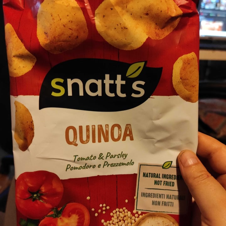 photo of snatt’s Quinoa Snack Pomodoro E Prezzemolo shared by @myriamjaelriboldi on  17 Aug 2022 - review
