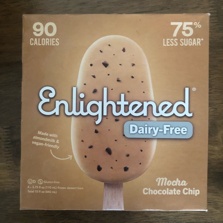 photo of Enlightened Dairy-free Mocha Chocolate Chip shared by @emmc1 on  03 Jul 2022 - review