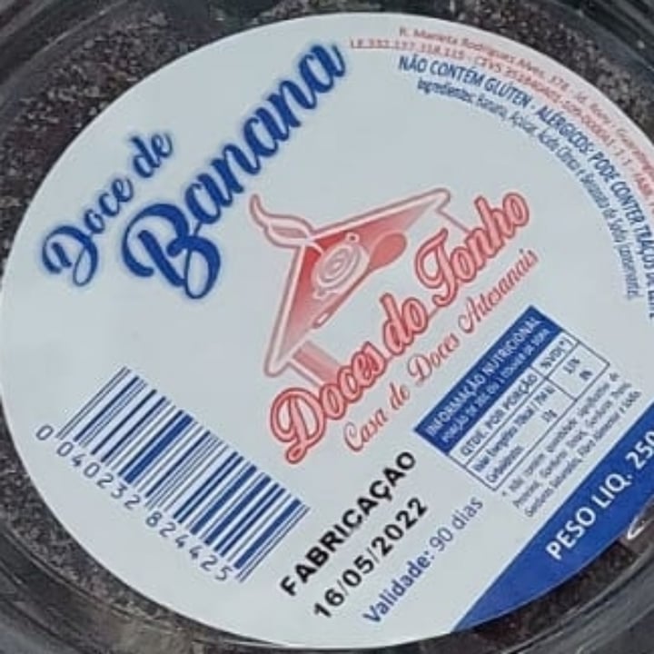 review photo of Doces do Tonho doce de banana shared by @liataubate987654321 on 05 Jun 2022 - review