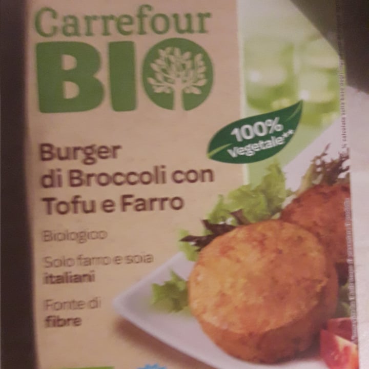 photo of Carrefour Burger broccoli con tofu e farro shared by @bastante on  06 Oct 2020 - review