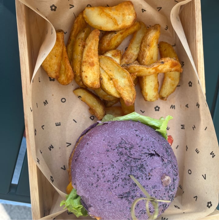 photo of Flower Burger Purple Cheesy shared by @allegranosaraceno on  09 Sep 2022 - review