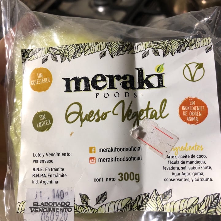 photo of Meraki Queso Vegetal shared by @akgusti on  01 Sep 2020 - review