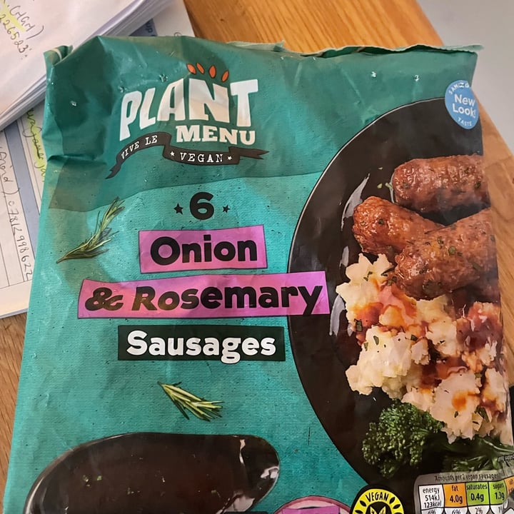 photo of Plant Menu 6 Meat-Free Sausages shared by @fergul on  28 Jun 2022 - review