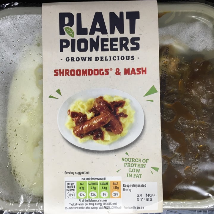 photo of Plant Pioneers Shroomdogs & Mash shared by @missykab on  19 Nov 2020 - review