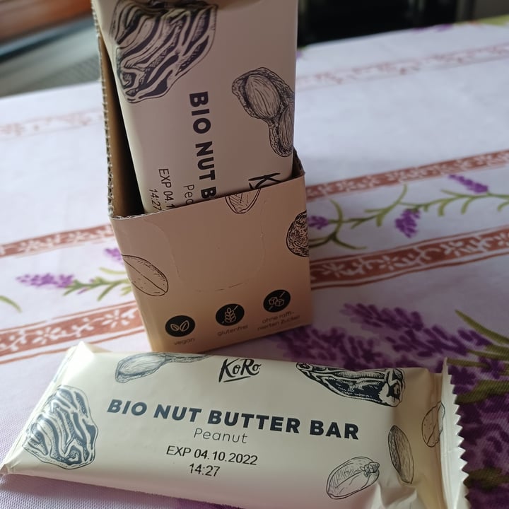 photo of Koro Bio Nut Butter Bar Peanut shared by @daniteo on  25 Nov 2021 - review