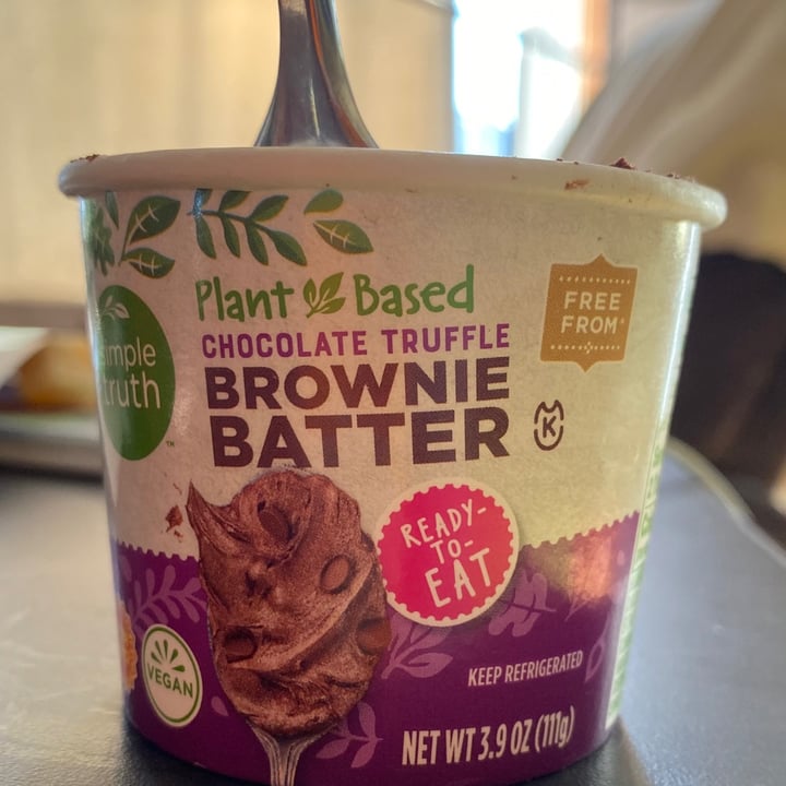 photo of Simple Truth Plant Based Chocolate Truffle Brownie Batter shared by @vpruitt on  22 Jan 2021 - review