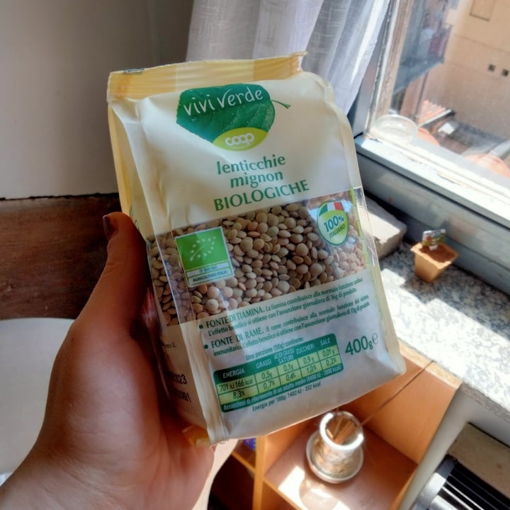 photo of Vivi Verde Coop Lenticchie mignon biologiche shared by @ramonaflauers on  16 Jun 2022 - review