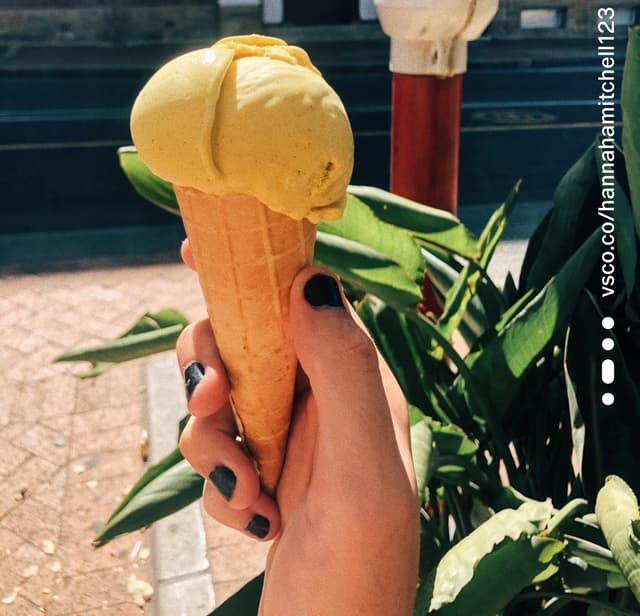 Photo of the dish “Vegan Tumeric Ice Cream”