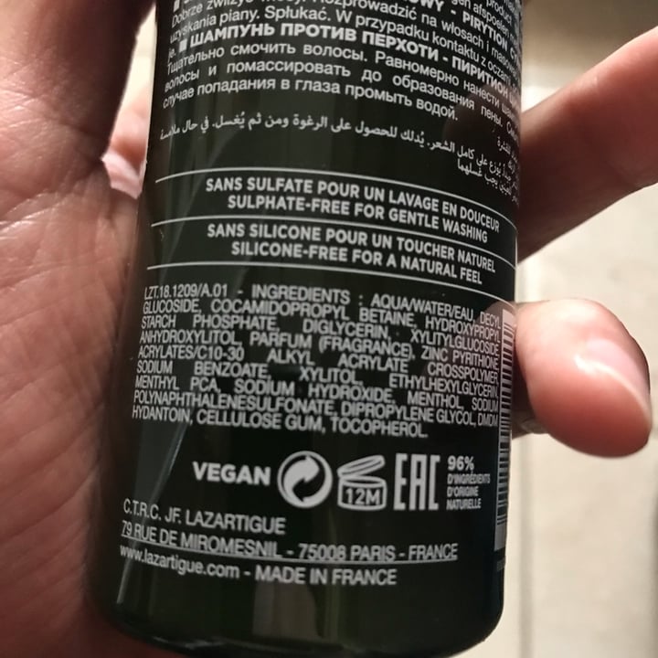 review photo of Lazartigue shampoo antidandruff shared by @bimbu on 04 Apr 2022 - review